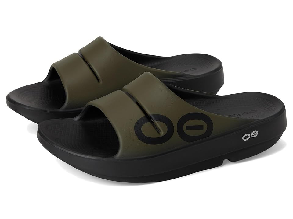 OOFOS OOahh Sport Sandal Sandals Tactical Green : Men's 10 - Women's 12 Medium | Zappos