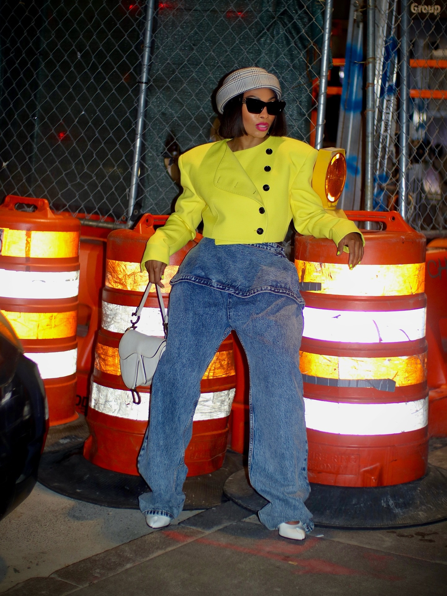 During NYFW, Streetwear is king! Polished streetwear is golden!  @kidSuper’s Runway Show didn’t disappoint on either! 

This show was so different, and the energy in the room was loud and palpable! The icing on the cake was seeing a few black designers do their thing! 

Outfit Details:
Jeans: @maisonalaia 
Blazer: @dolcegabbana 
Heels: @maisonmargiela 
Hat: @borntoroamshop 
Sunnies: @loewe

#streetwear #streerstyle #NYFW #ootd #everydaylook #personalstyle #highfashion #blackdesigners #blackgirlsinluxury #fashioninfluencer

High fashion, streetstyle, streetwear, fashion girl, style, personal style, how to style, outfitoftheday