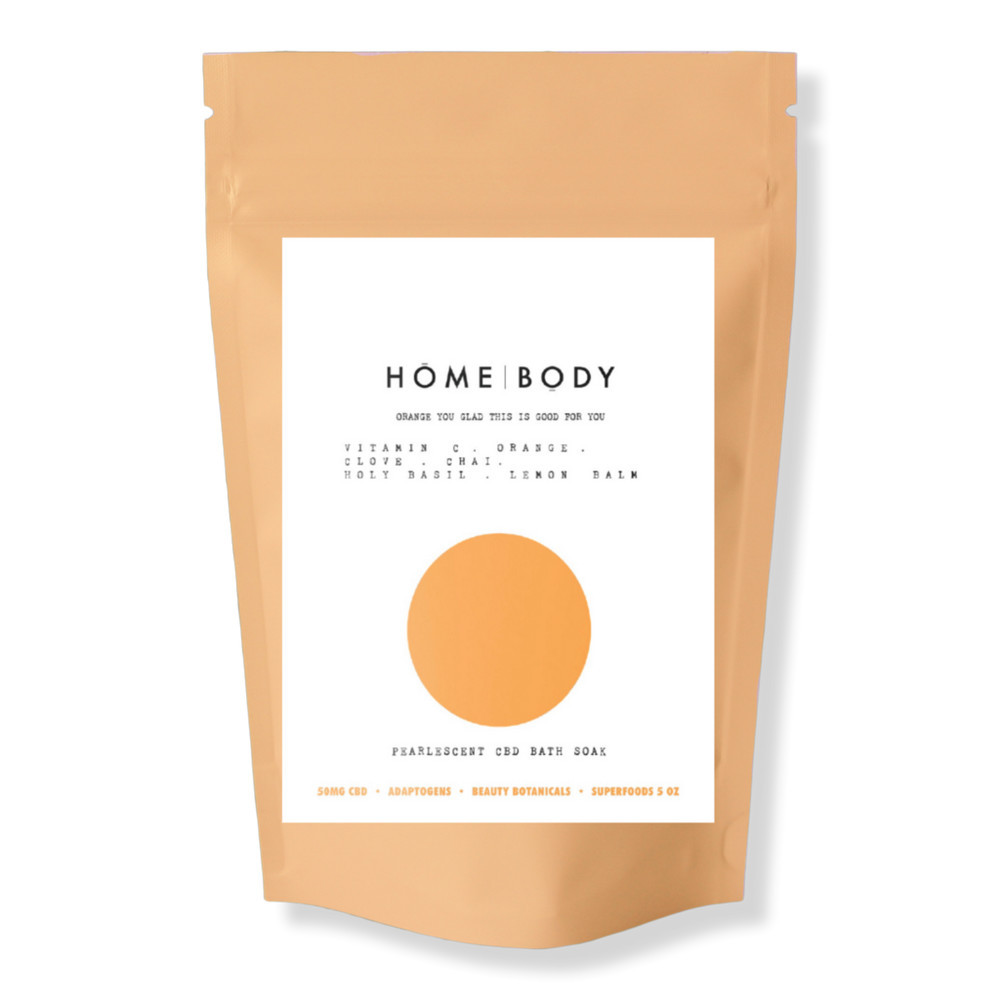 Homebody Orange You Glad This Is Good for You Pearlescent CBD Bath Bomb Soak | Ulta