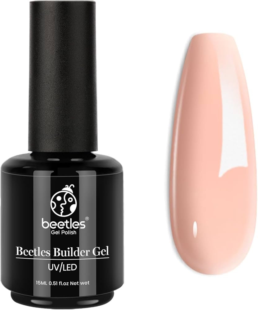 Beetles Pink Nude Builder Gel 5 in 1 Nail Builder Gel Thickening Nail Strengthener Extension Gel ... | Amazon (US)