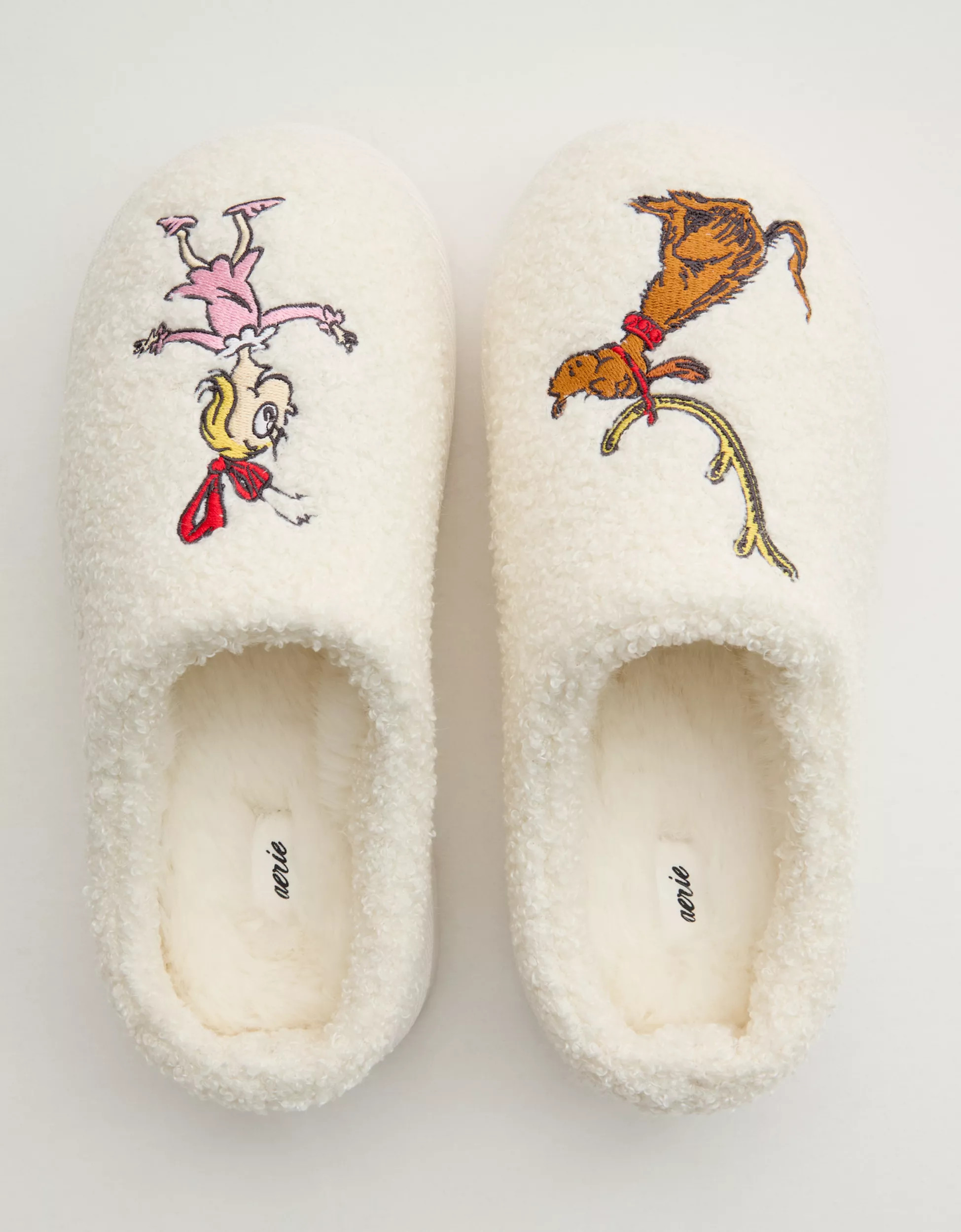 Aerie Sherpa Scuff Slippers | Aerie