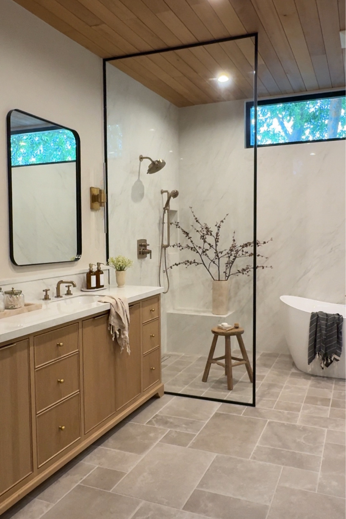 My favorite brass Plumbing brass hardware. Greenery fold decor. White vase, pho branches, brass faucet. pottery barn, West Elm Brizo Litze shower plumbingg

#LTKFindsUnder100 #LTKSaleAlert #LTKHome