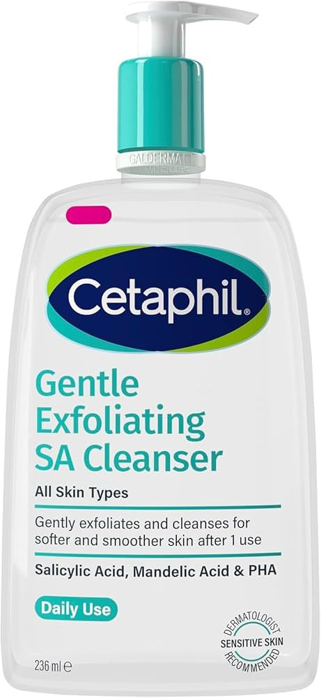 Cetaphil Gentle Exfoliating Salicylic Acid Cleanser, SA Face Wash & Body Wash for Dry, Rough & Bu... | Amazon (UK)