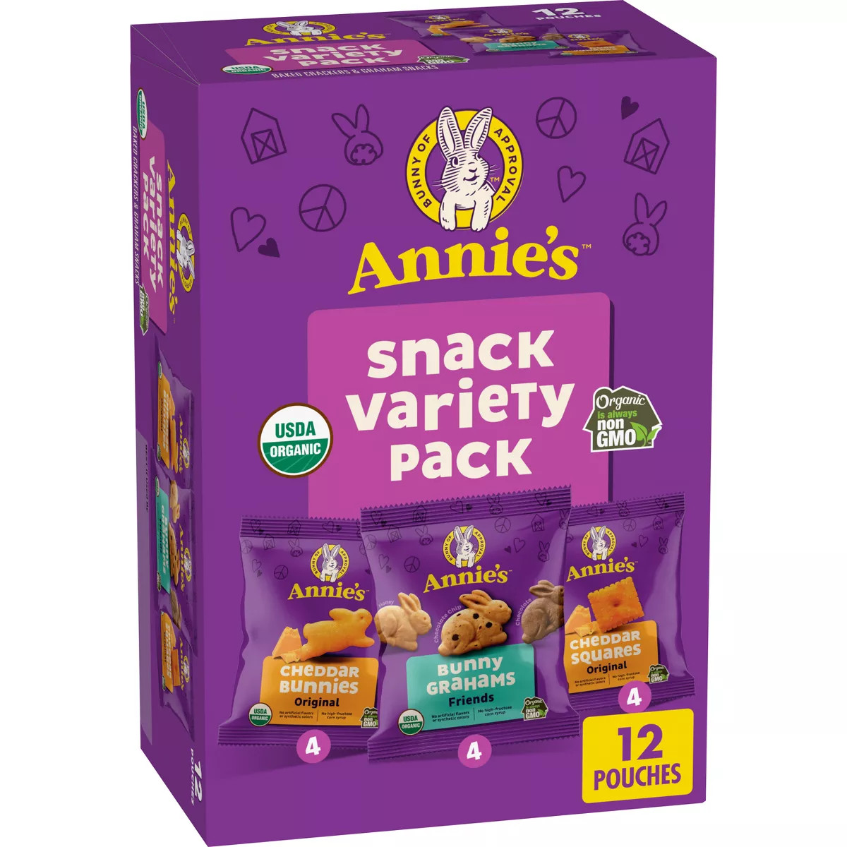 Annie's Homegrown Variety Snack Pack - 12ct | Target