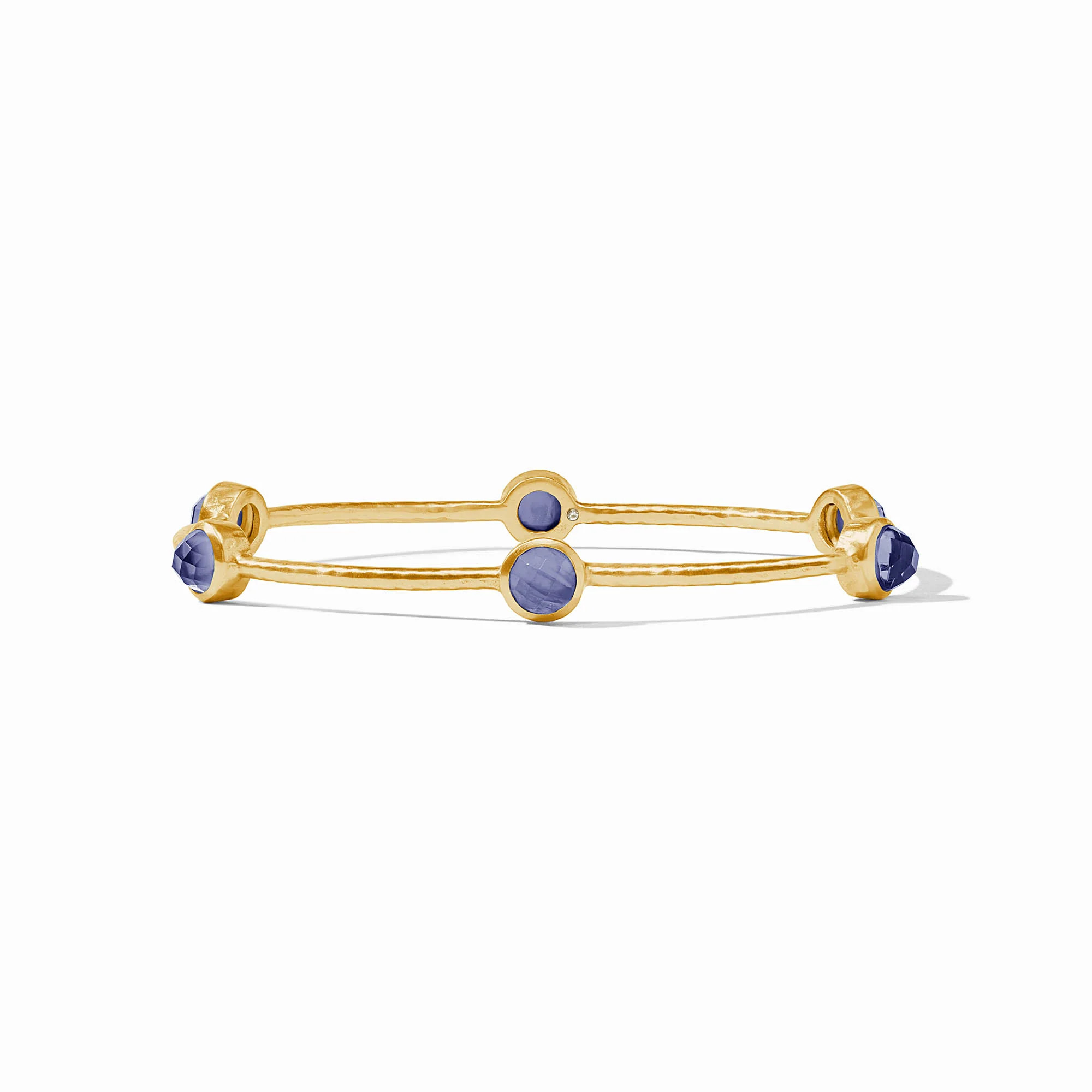 Milano Luxe Stone Gold Bangle Bracelet | Julie Vos | Julie Vos