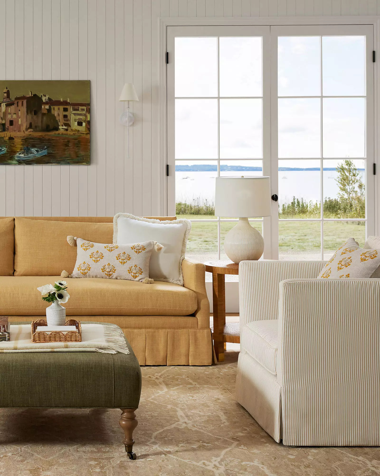 Irving Bone Inlay Table Lamp | Serena and Lily