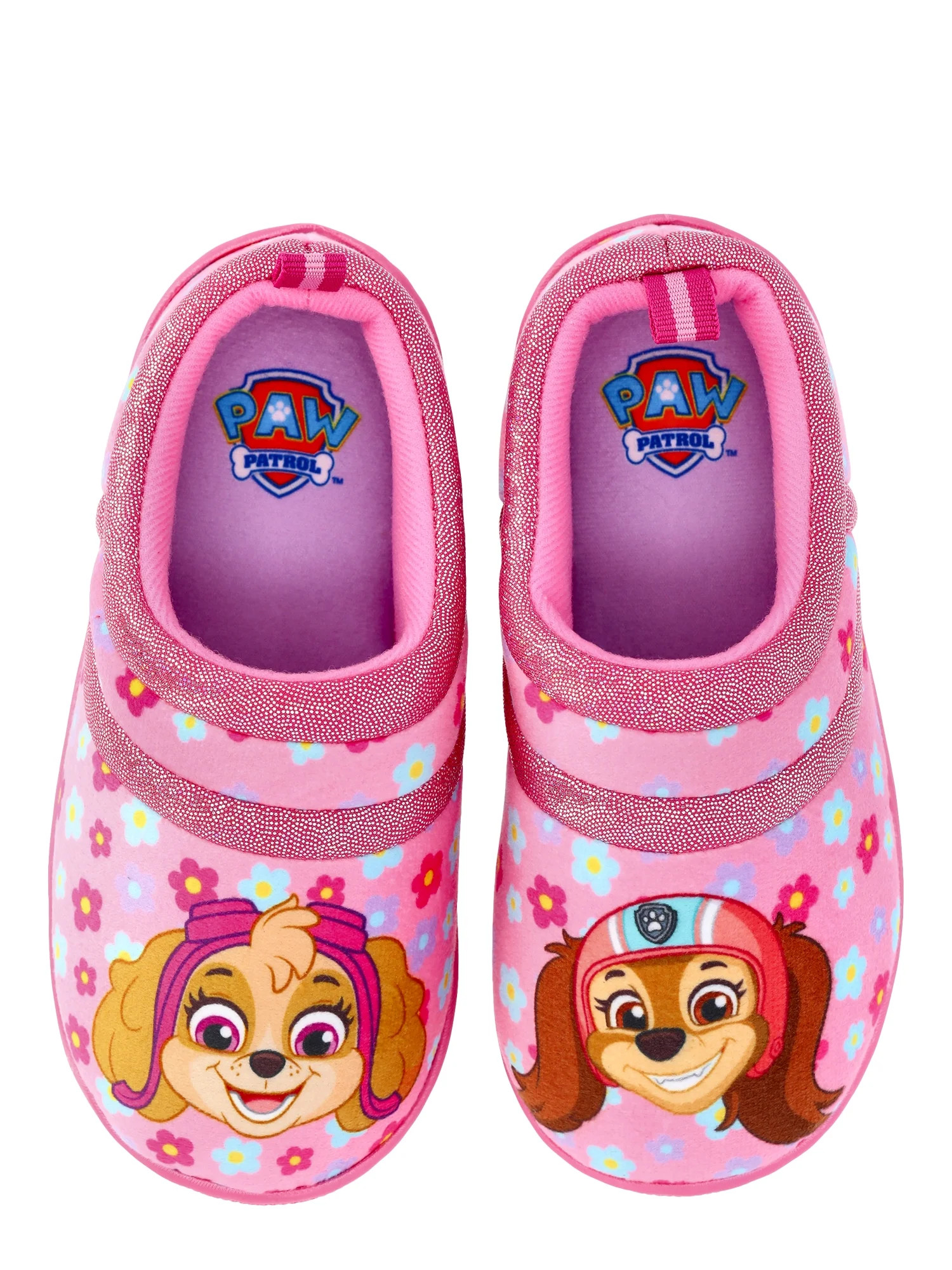 Paw Patrol Toddler Girls' Skye and Everest Character Slippers | Walmart (US)