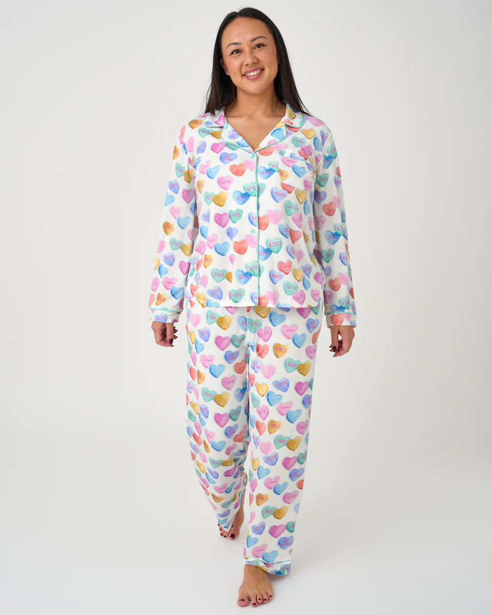 Candy Cuties Women's Long Sleeve Pajama Set | Little Sleepies