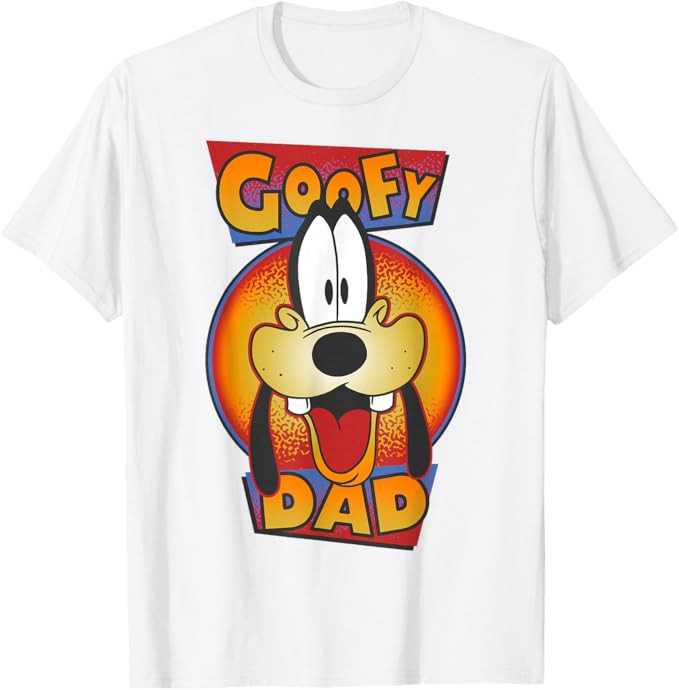 Disney A Goofy Movie Father's Day Goofy Dad Big Face T-Shirt | Amazon (US)