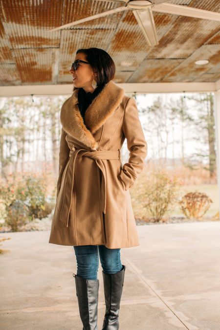 Sharing a Chicwish favorite, faux fur belted coat. 

#LTKstyletip