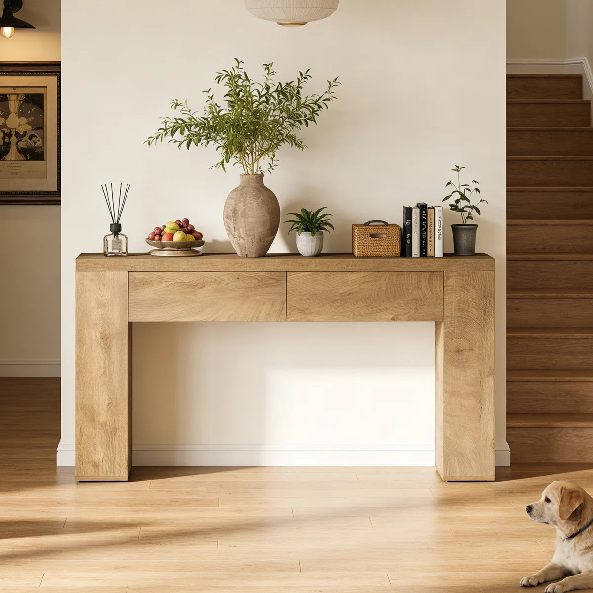 63" Console Table with Drawers | Wayfair North America
