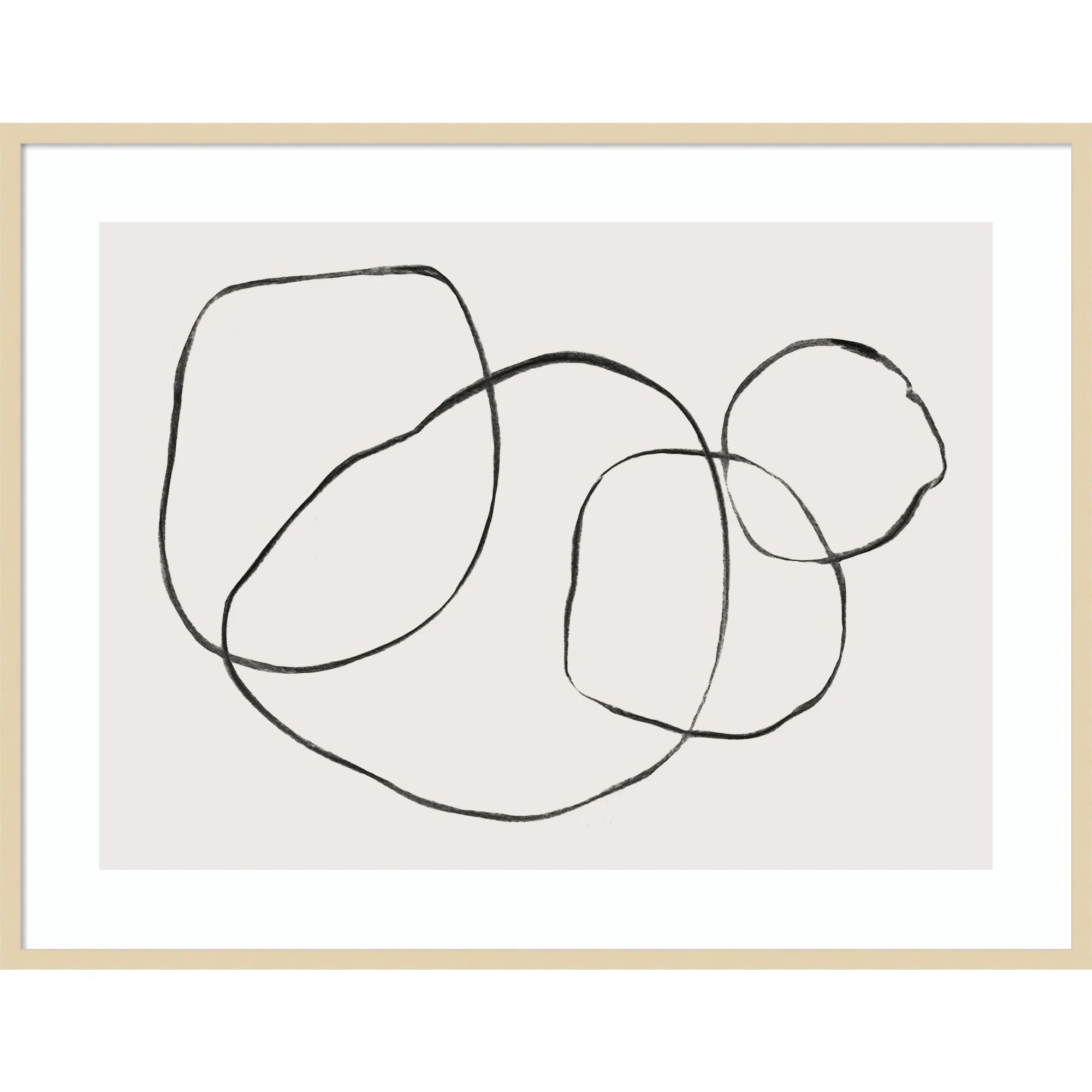 Teju Reval 869 Going in Circles by Teju Reval - Graphic Art Print on Paper | Wayfair North America