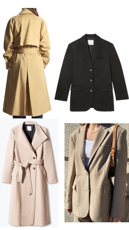 Fall capsule wardrobe: coats and blazers