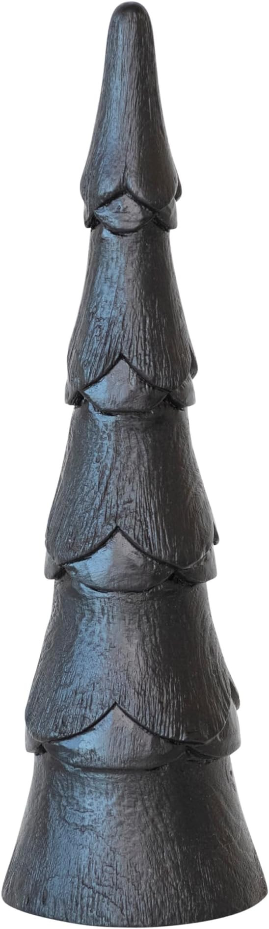 Creative Co-Op Tall Mango Wood Christmas Tree, Black | Amazon (US)