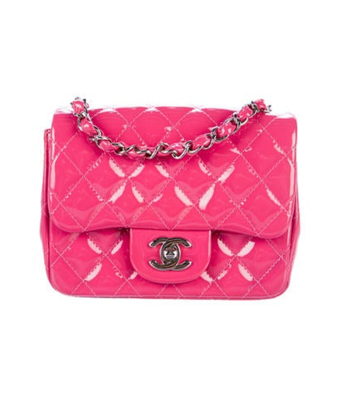 Chanel Mini Classic Square Flap Bag Pink Chanel Mini Classic Square Flap Bag | The RealReal