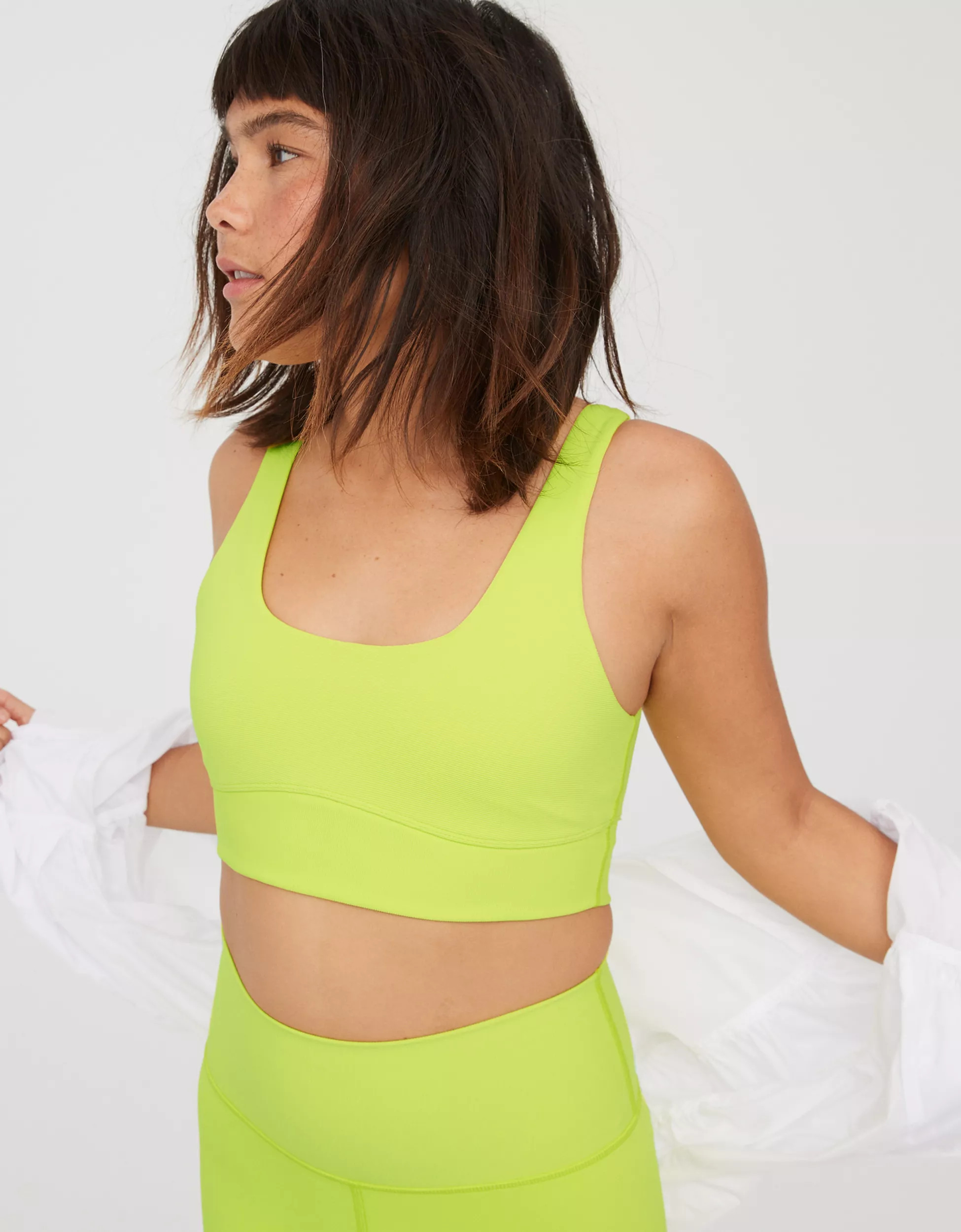 OFFLINE By Aerie Goals Rib Scoop Sports Bra | Aerie