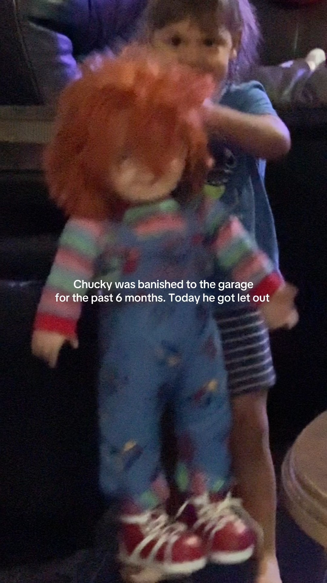 Mikes favorite doll got banished to the garage 6 months ago or so. Today he was let out and they’re friends again. 

#LTKHalloween #LTKSeasonal #LTKKids