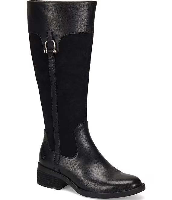 Ginger Leather Suede Riding Boots | Dillard's