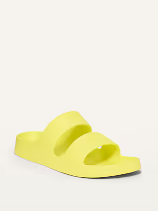 Solid-Color EVA Double-Strap Slide Sandals for Women | Old Navy (US)