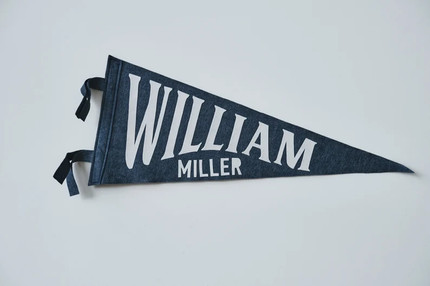 William Pennant Vintage Style Felt Flag
