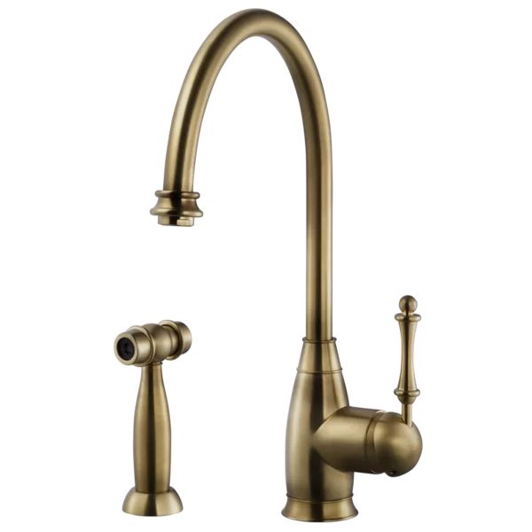 Charlotte Single Handle Kitchen Faucet with Sidespray | Wayfair North America