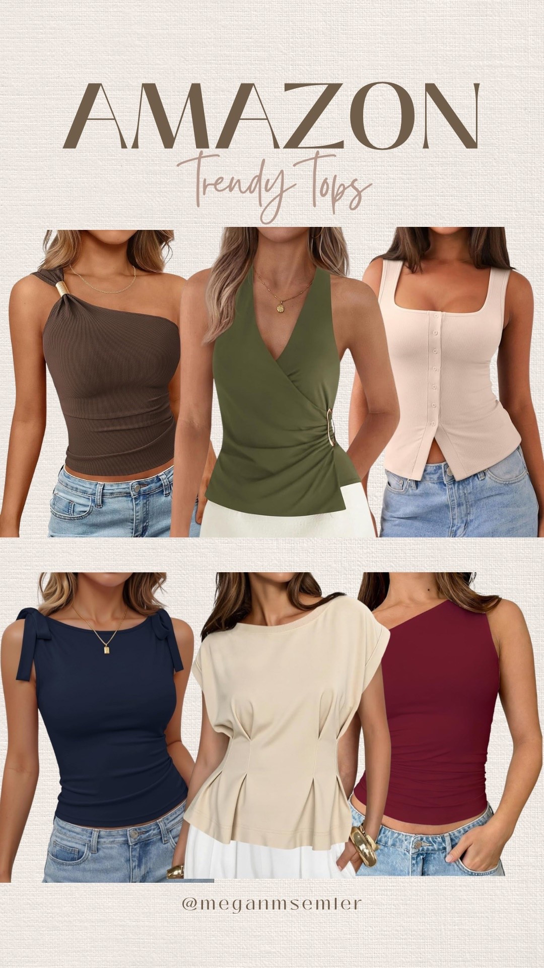 Amazon trendy tops for spring

#LTKSeasonal #LTKootd #LTKgrwm