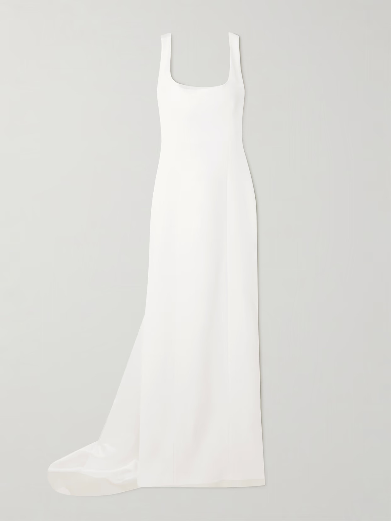 Galvan - Fiorentina Draped Satin Gown - Off-white | NET-A-PORTER (UK & EU)