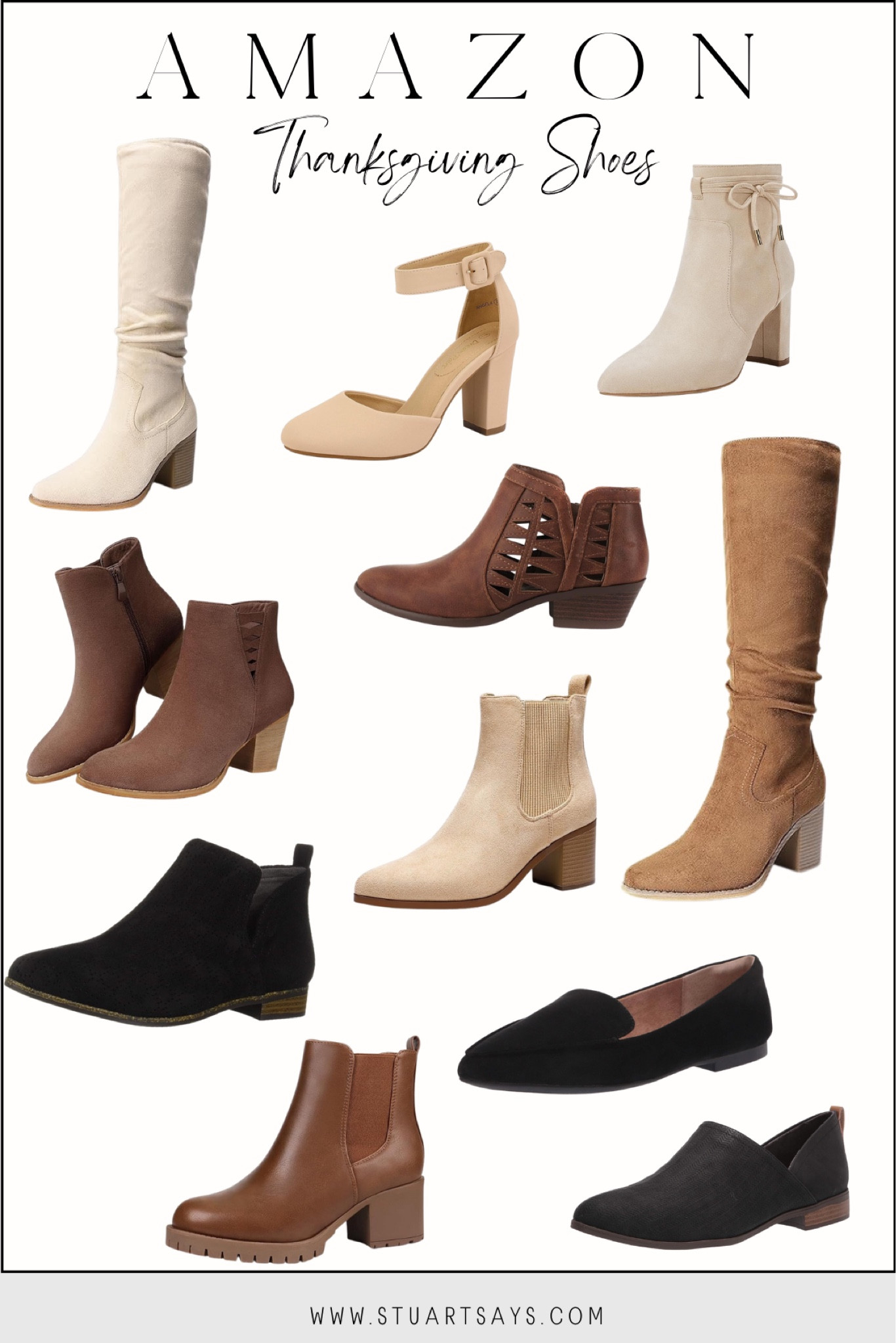 Rounded up some of my favorite shoes from amazon for thanksgiving! 

#LTKSeasonal #LTKfindsunder100 #LTKshoecrush