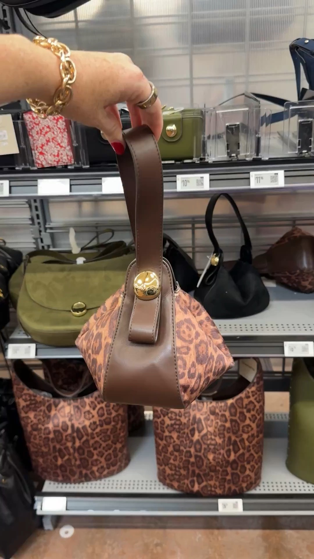 Cutest leopard bag from Walmart!