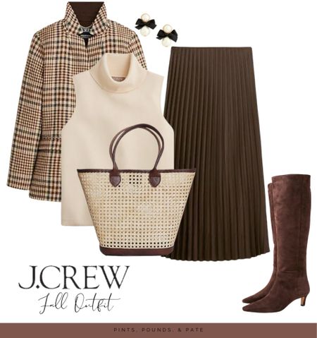JCrew fall outfit of the day! How cute is this plaid blazer?! #jcrew #falloutfit #ootd 

#LTKstyletip #LTKSeasonal