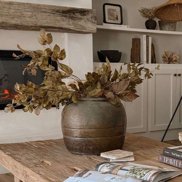 Handcrafted Vintage Bean Pot | Antique Farm House