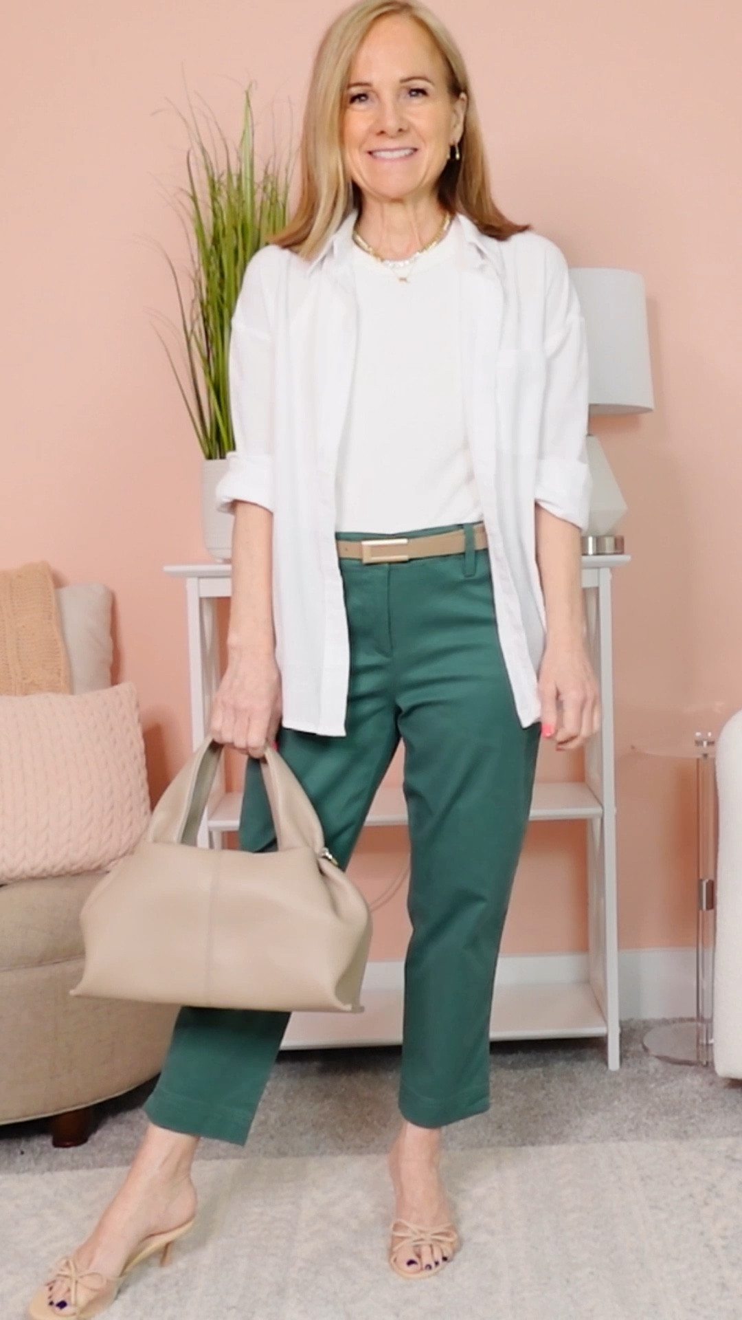 Petite OOTD
Talbots Perfect Crop 2P
Uniqlo bra tank S
Amazon linen blend button up XS
Amazon belt and bag
Mesh heels (eeek so cute!!)


#LTKPetite #LTKOver40