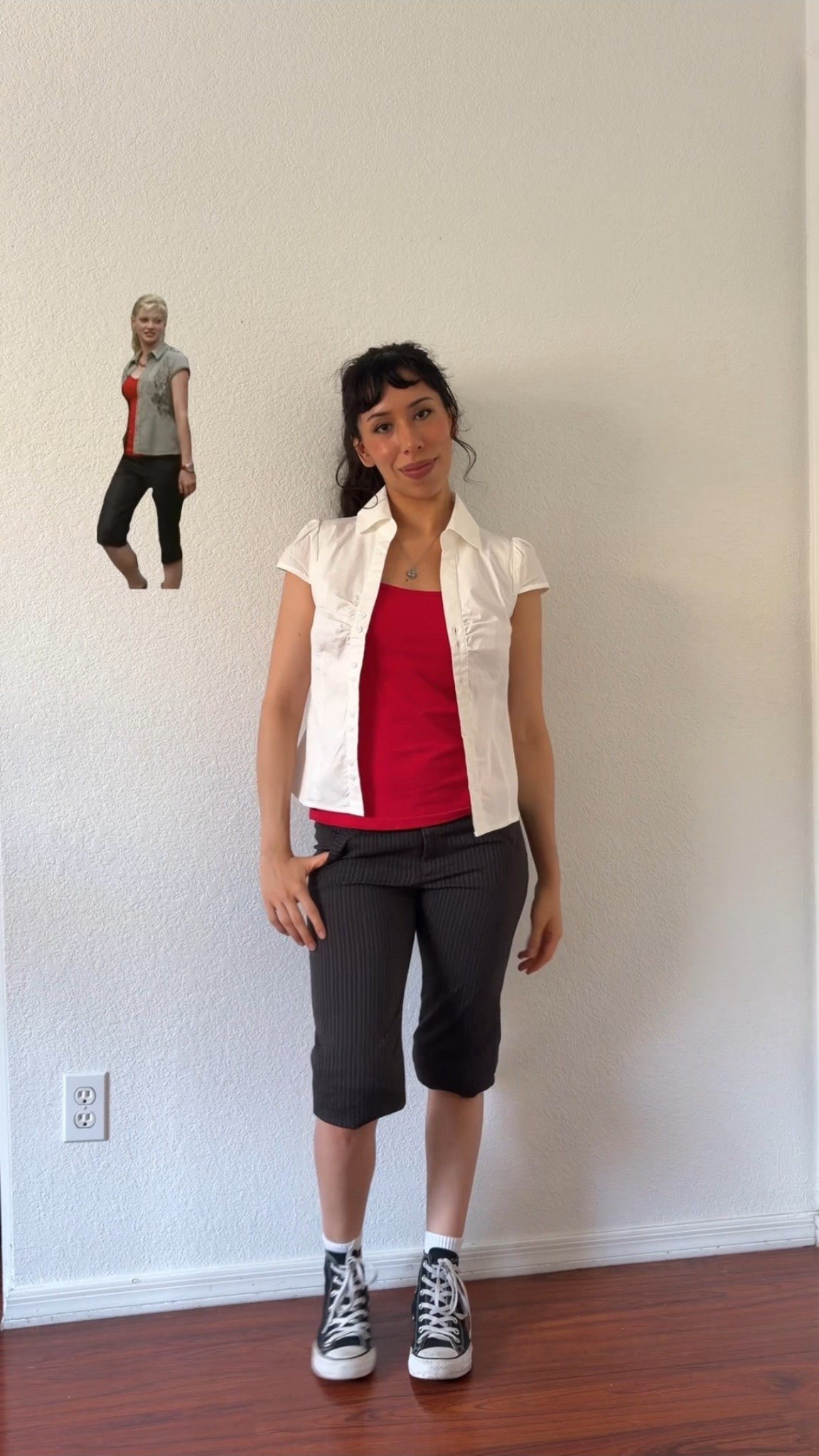 Rikki h2o outfits: blouse also in my showcase, pants thrifted “2B clothing"