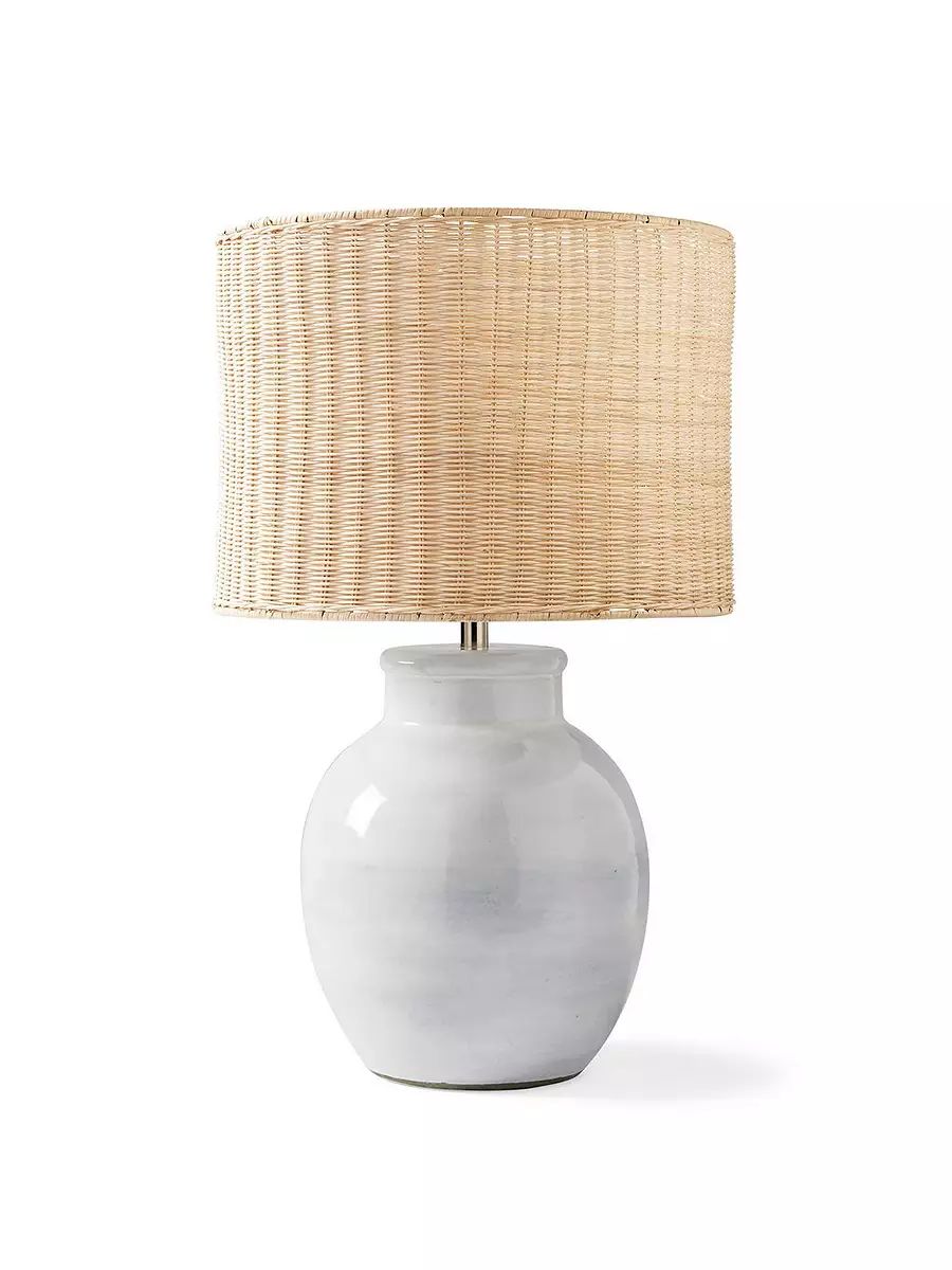 Morris Table Lamp - Wicker | Serena and Lily