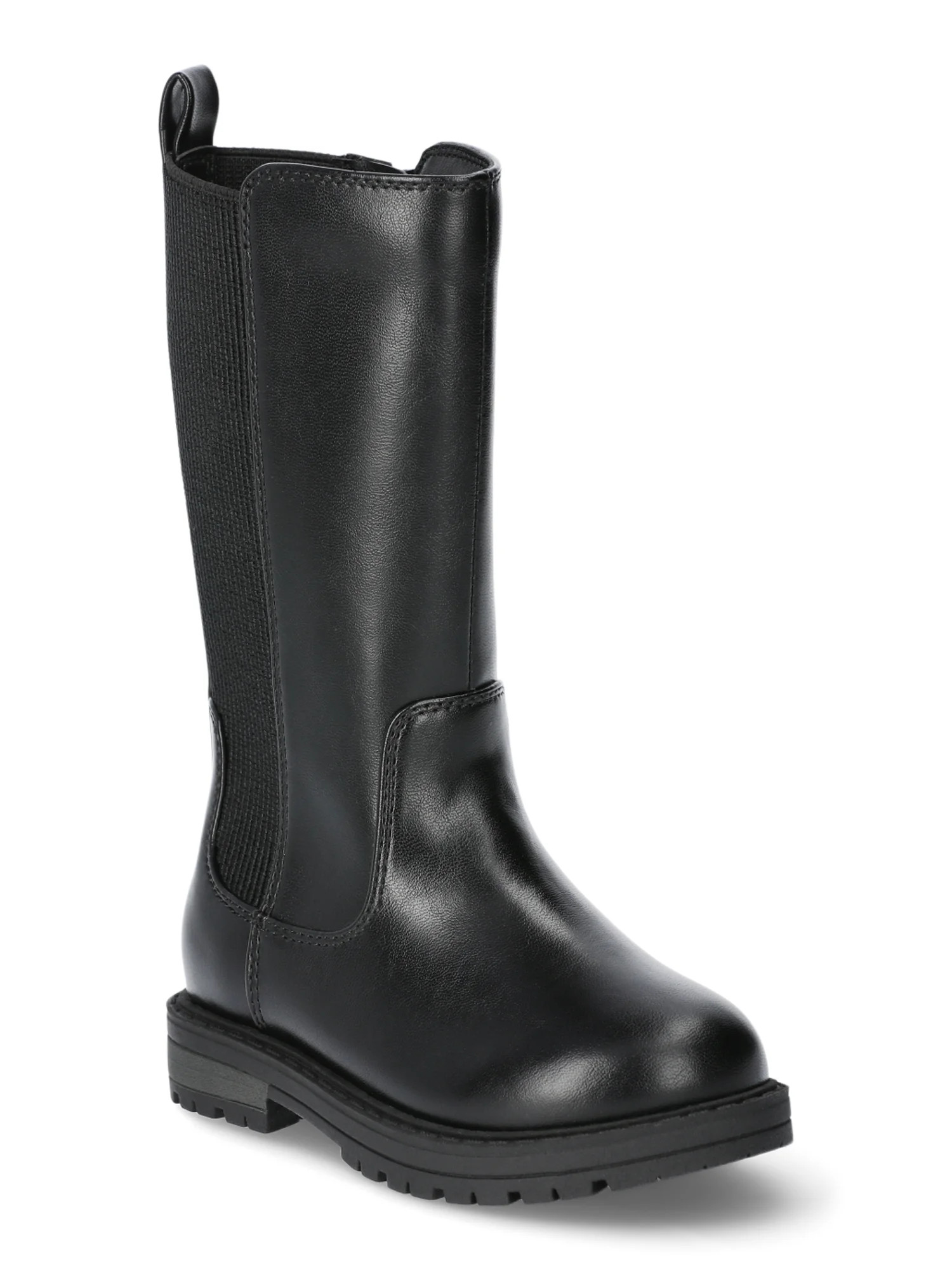 Wonder Nation Toddler & Girls Faux Tall Riding Boots - Walmart.com | Walmart (US)