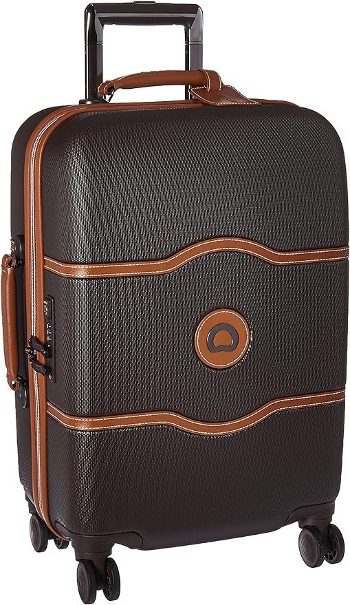 DELSEY Paris Chatelet Hardside Luggage with Spinner Wheels, Champagne White, Carry-on 19 Inch, No... | Amazon (US)