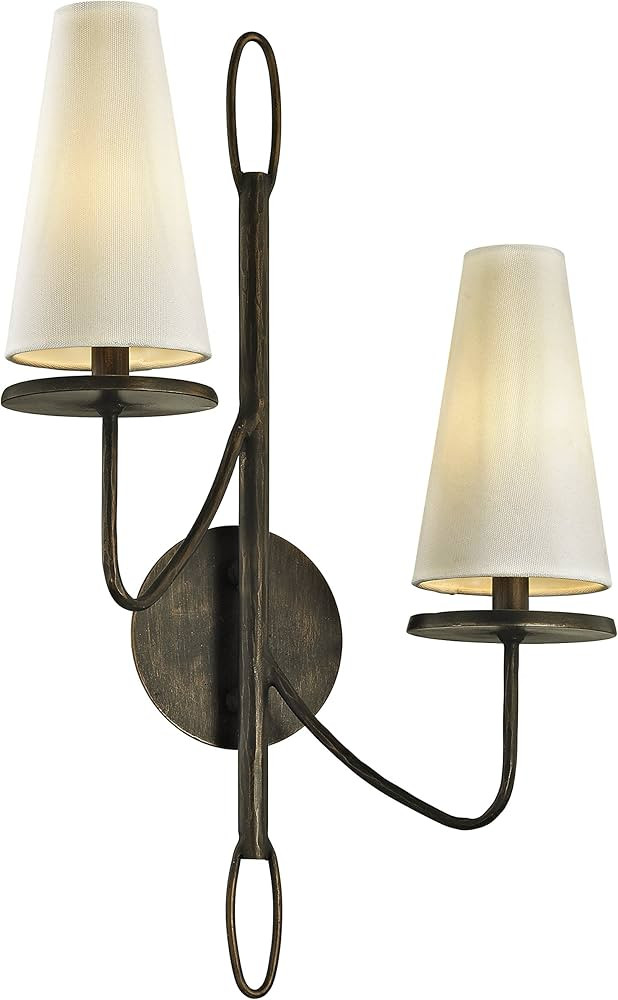 Troy Lighting B6292 Marcel Two Light Wall Sconce, Pompeii Bronze Finish | Amazon (US)