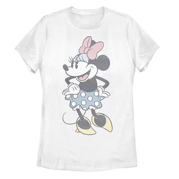 Juniors' ©Disney Minnie Mouse Cute Sketch Graphic Tee | Kohl's