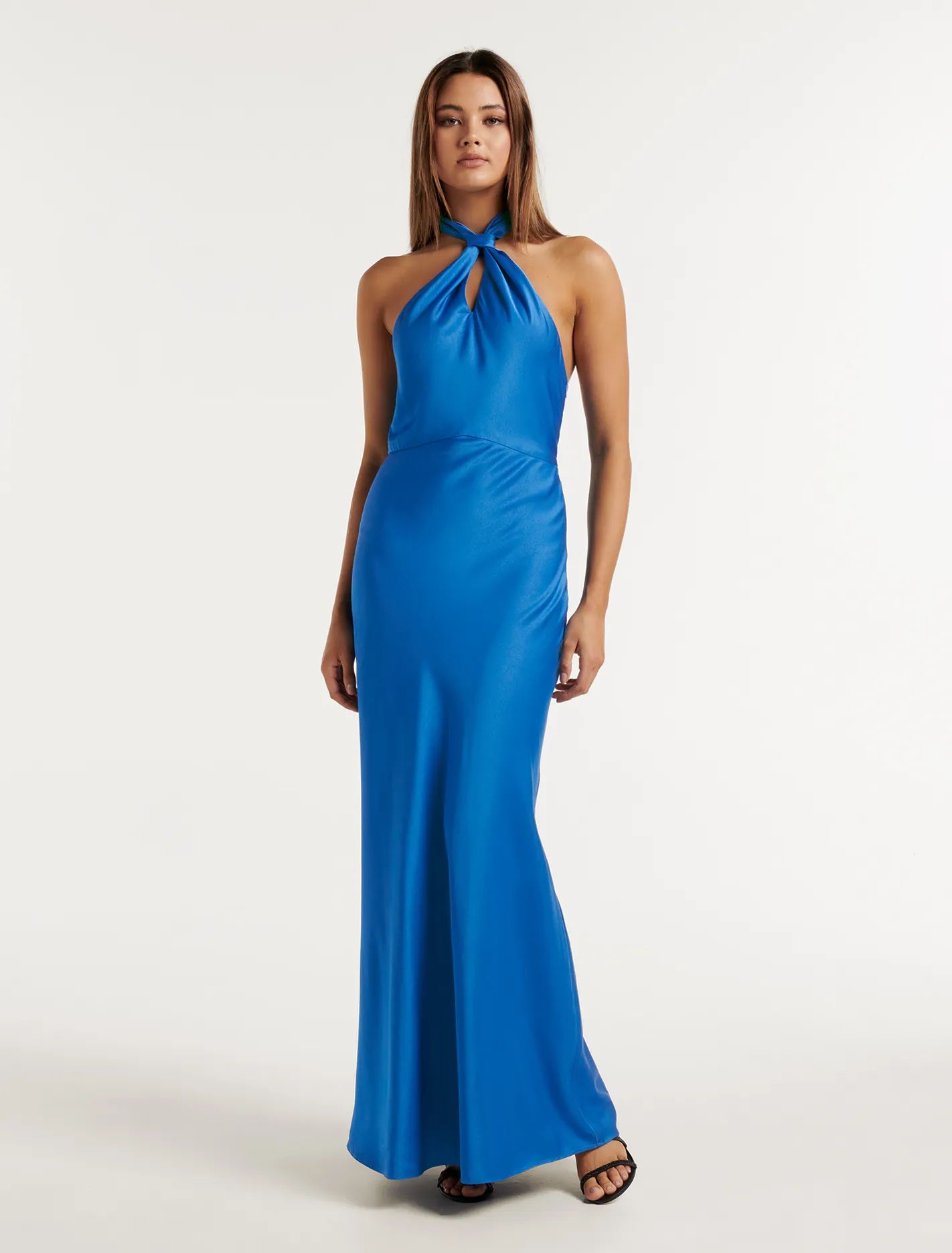 Yvette Tie-Neck Gown | Forever New (AU)