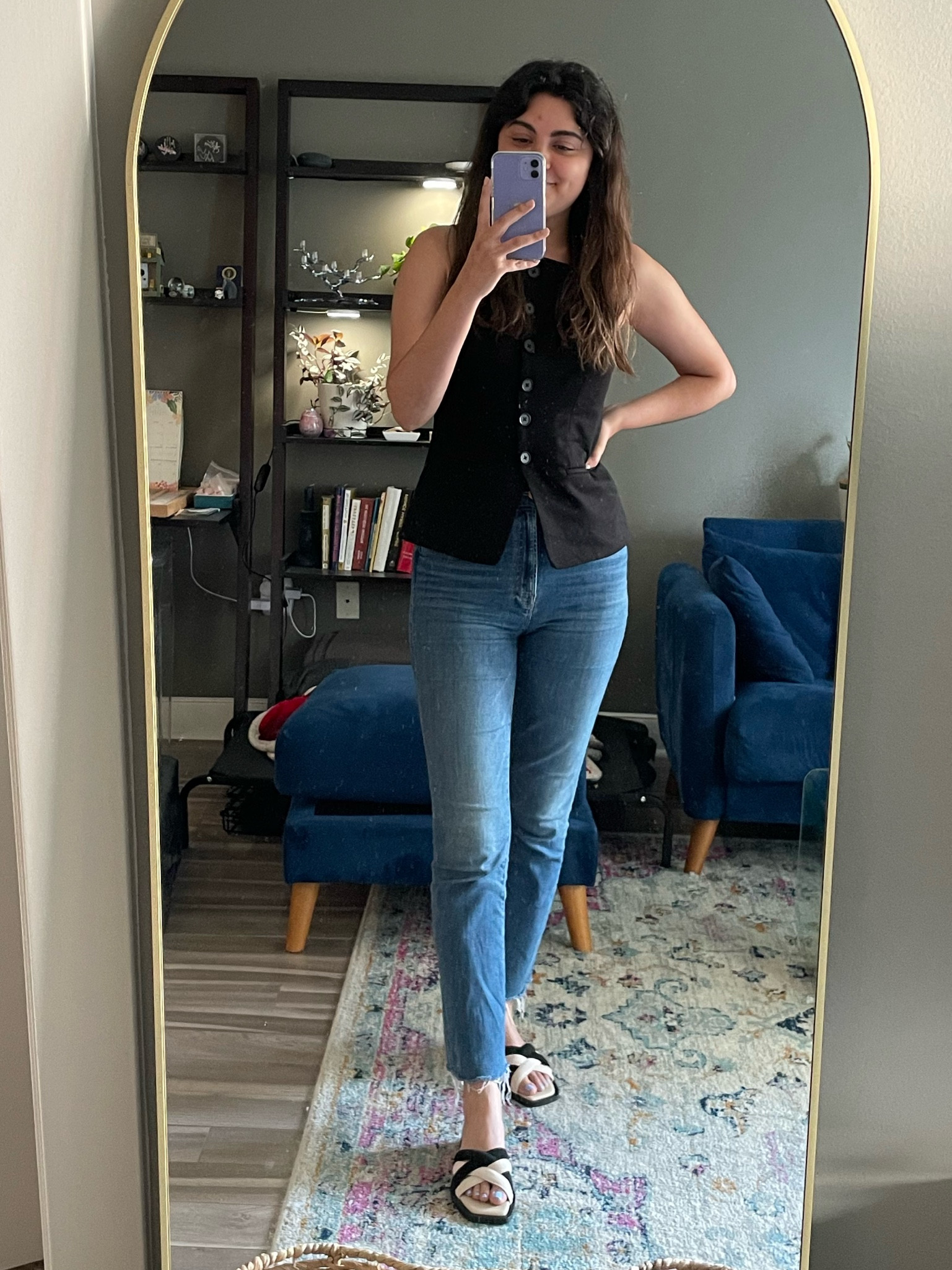 I love the versatility of this top and how it can be dressed up or down. It’s also such a nice comfortable material  

#LTKSeasonal #LTKShoeCrush