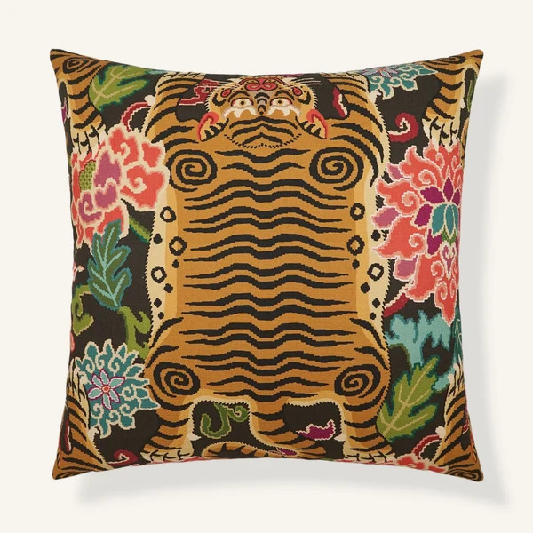 Eye of the Tiger / Golden 24"×24" / Vegan Angel Hair | Floof