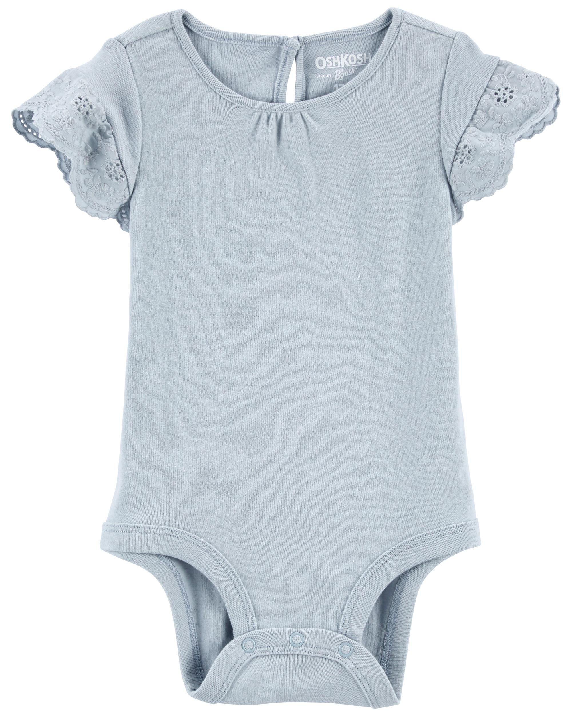 Baby Eyelet Ruffle Bodysuit | Carter's