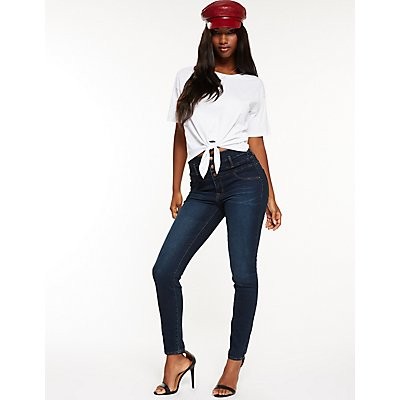 Refuge High Waist Skinny Jeans | Charlotte Russe