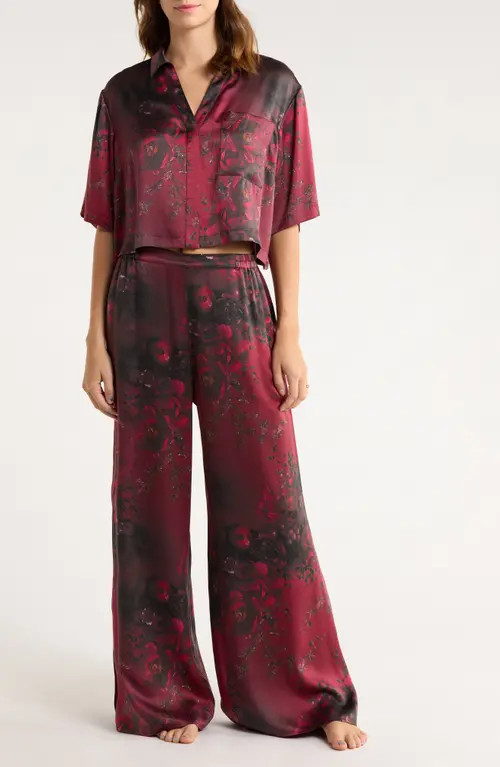 Lunya x Putnam Designs Washable Silk Pajamas in Rouge Rev at Nordstrom, Size Medium | Nordstrom