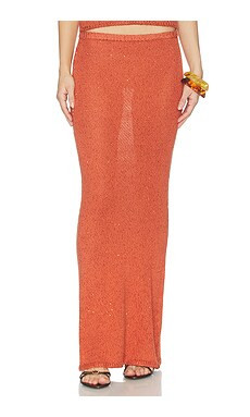 ASTA RESORT Carolina Skirt in Amber Sequin from Revolve.com | Revolve Clothing (Global)