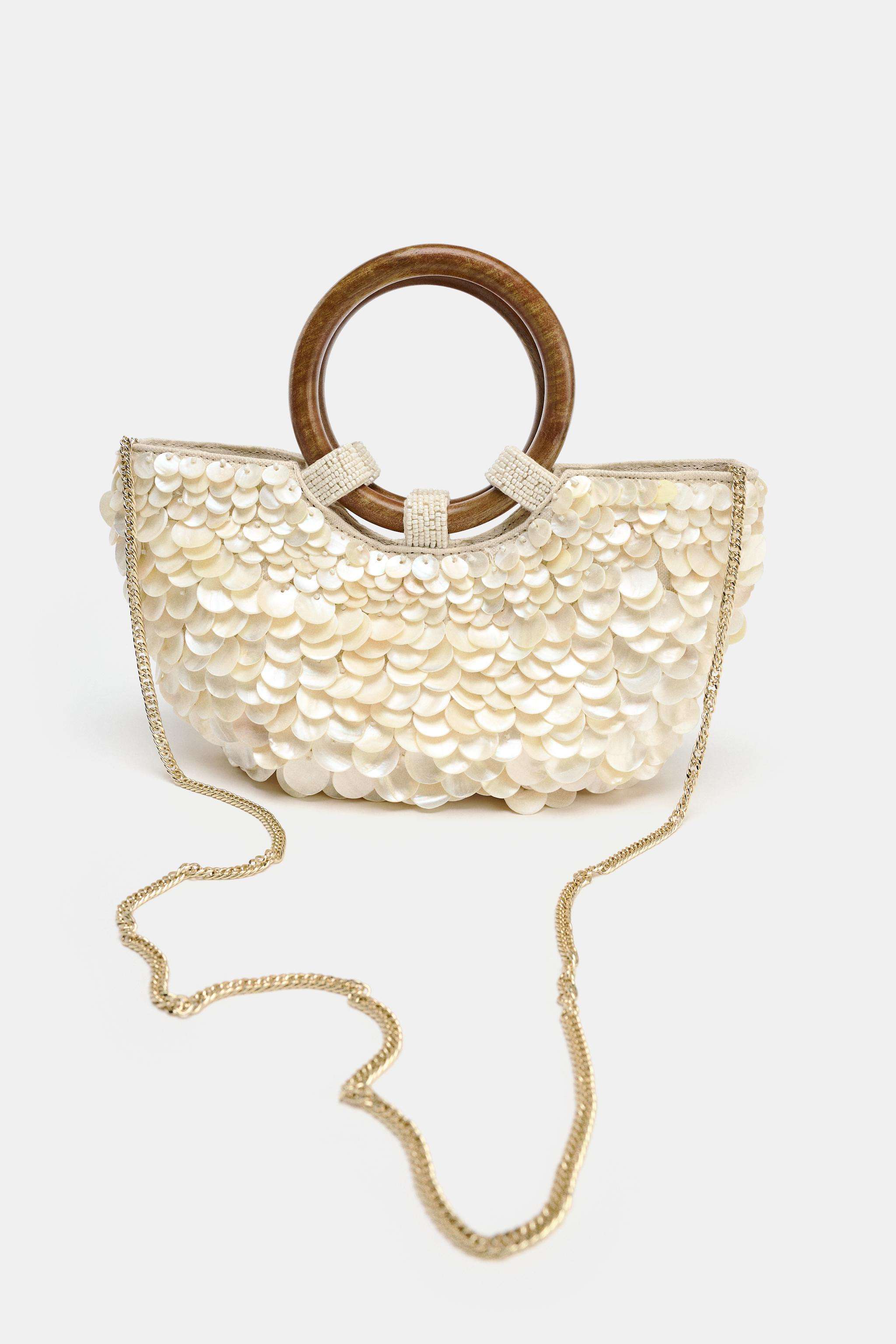 APPLIQU\u00c9 HANDBAG | Zara UK