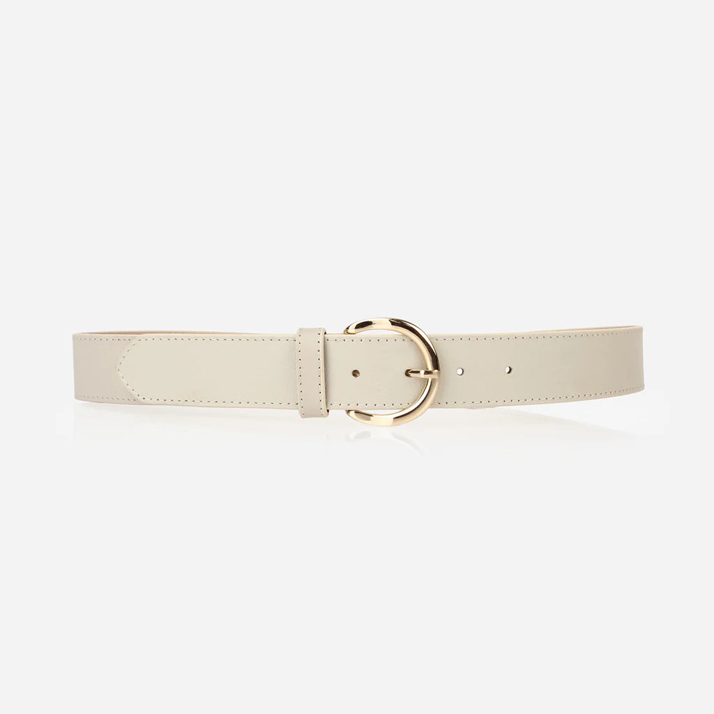 The Complement Belt Gold Oatmeal | Poppy Barley