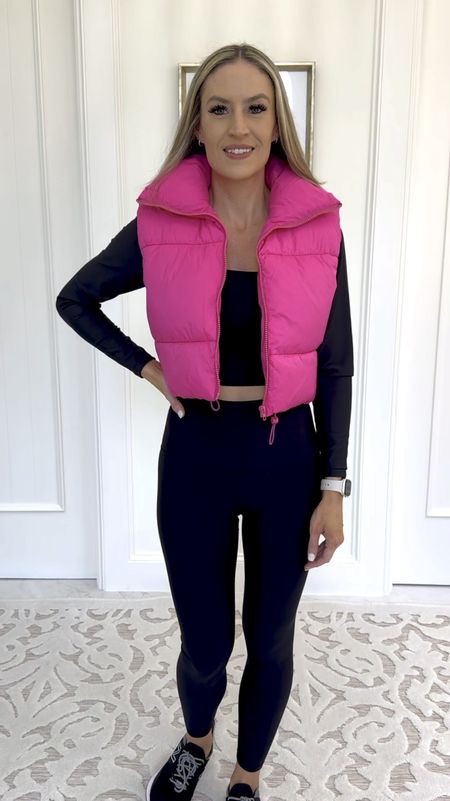 🎁 Gift Idea 🎁

This cute cropped puffer vest is my new fave. I bought it in black and pink!! (See previous post for photo of the black vest.)

It is less expensive than on Amazon and comes in five color options. It would make a great gift for less than $20!! 🎁🎁 Or buy it for yourself to wear day to day or for your fitness goals after the holidays! 

PS - these Powersoft leggings are my favorite leggings I exercise in daily!

#everypiecefits

Gift idea 
Fitness goals
Fitness gift
Activewear gift
Gift guide
Gifts for her
Women’s gifts
Christmas gift
Holiday gift 

#LTKHoliday #LTKfitness #LTKVideo