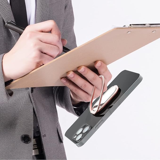 Phone Holder Foldable Phone Stand Phone Ring Holder Finger Kickstand 360° Rotation Cell Phone St... | Amazon (US)