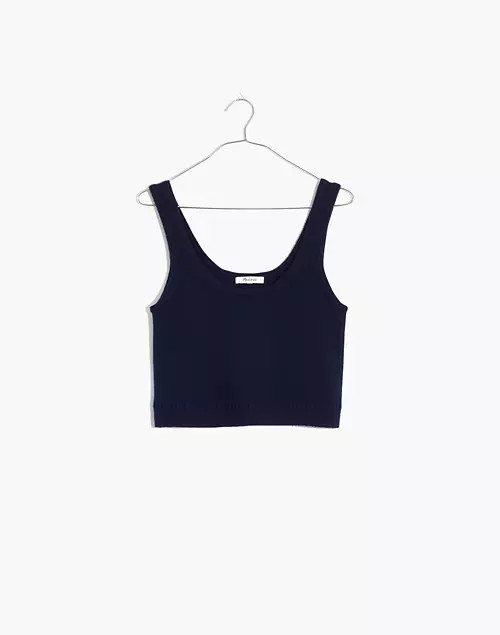 Clemence Cropped Sweater Tank | Madewell
